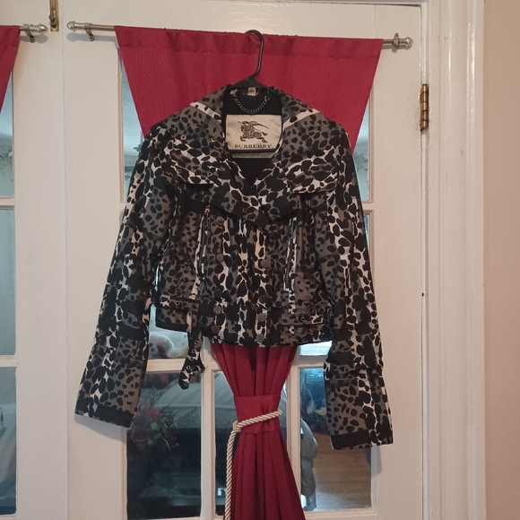 Burberry Jackets & Blazers - Genuine Burberry Moto Jacket Size 8